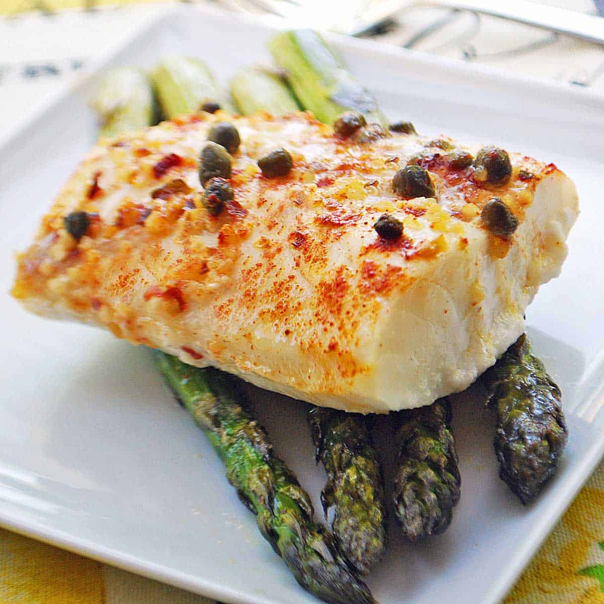 Lemon Butter Baked Cod