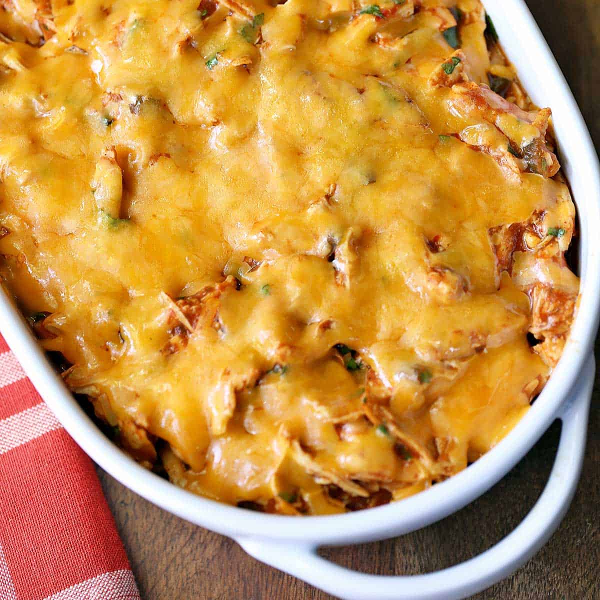Keto Enchilada Casserole