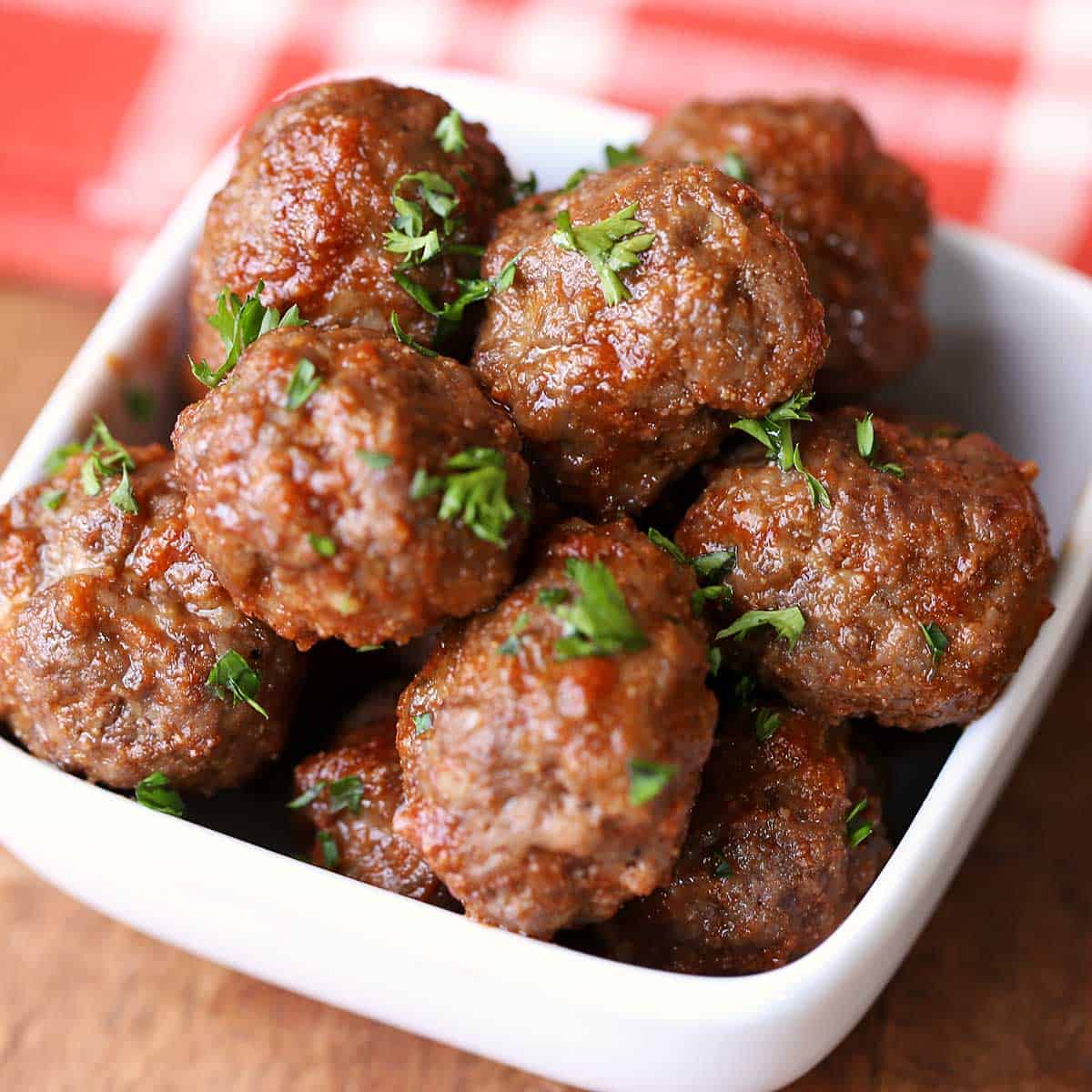 Baked Meatballs (No Breadcrumbs)