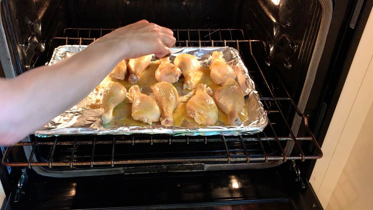 Baste the chicken.