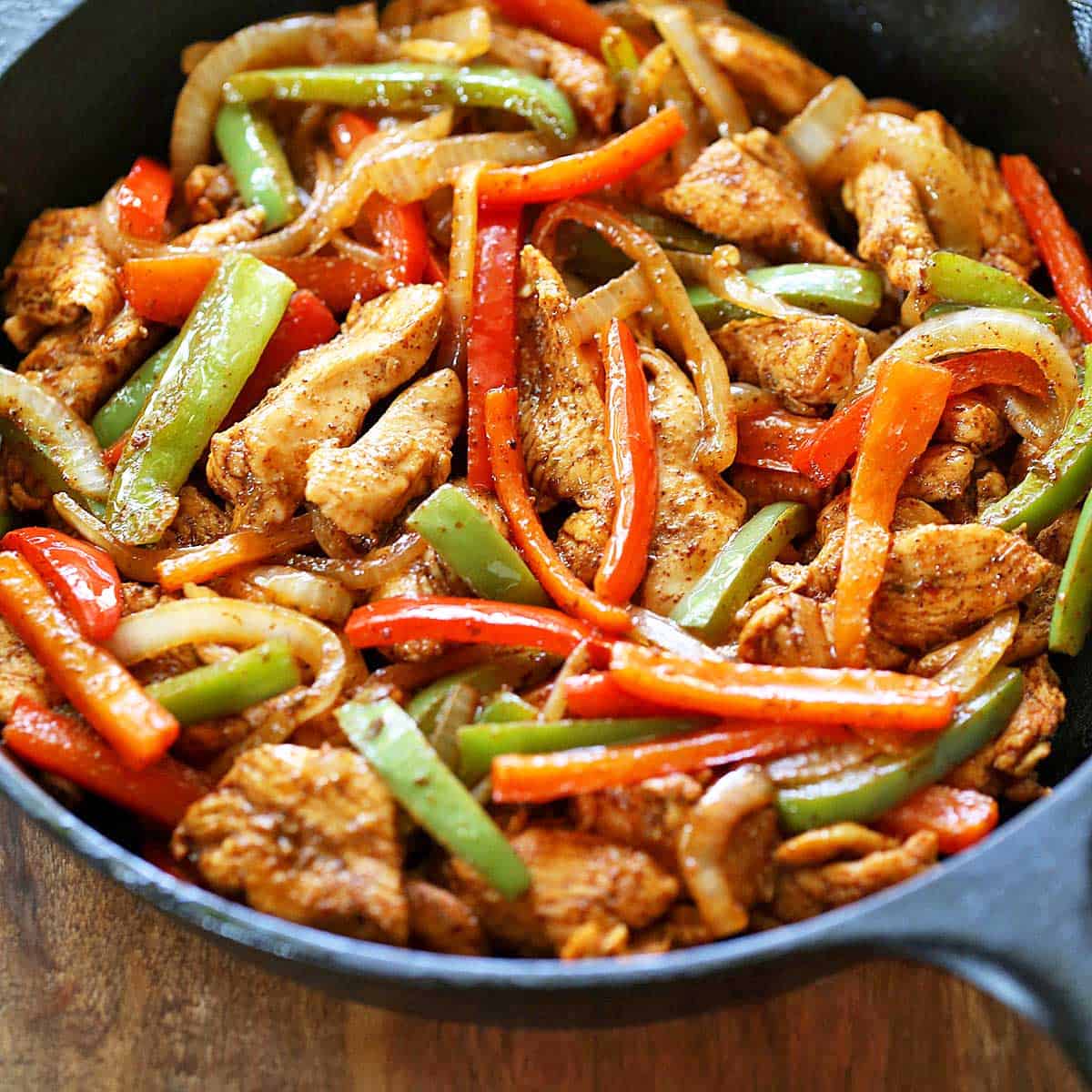Easy Chicken Fajitas Recipe