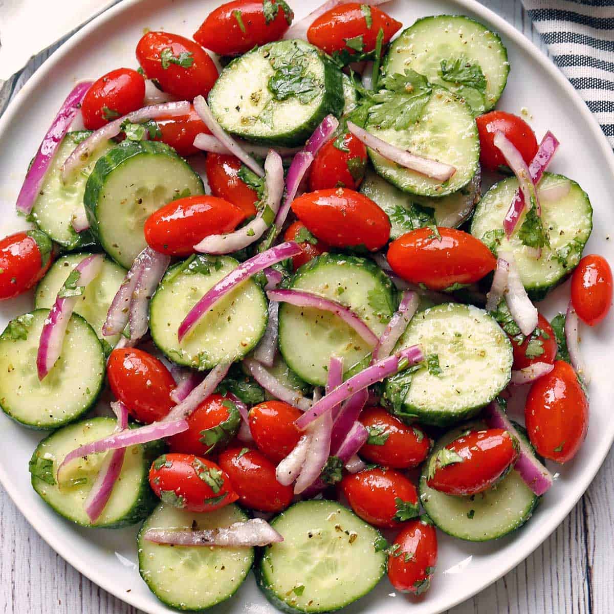 Cucumber Tomato Salad