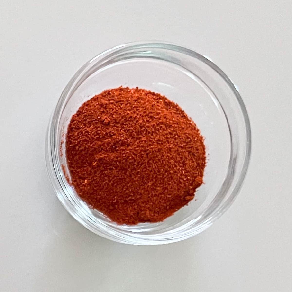 Smoked paprika in a bowl.