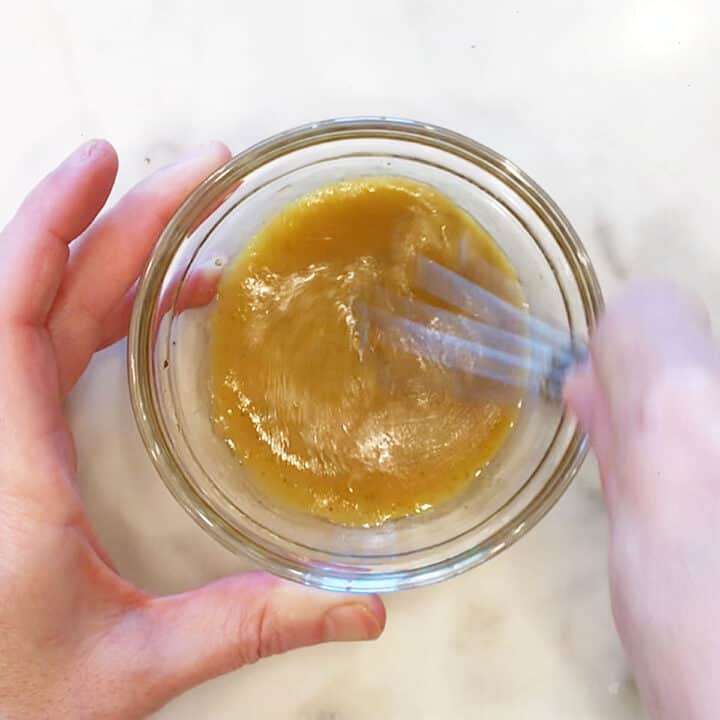 The salad dressing has emulsified.