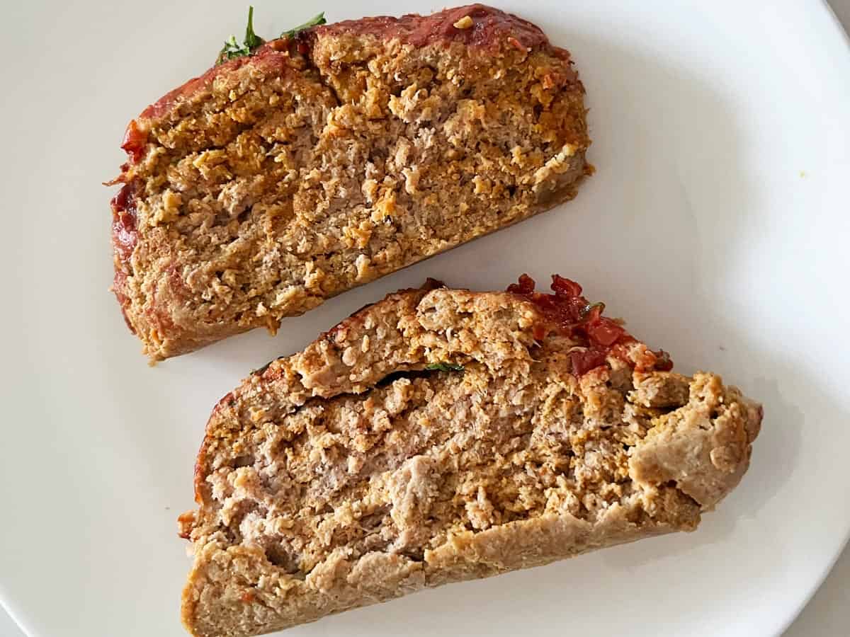 A fluffy turkey meatloaf.