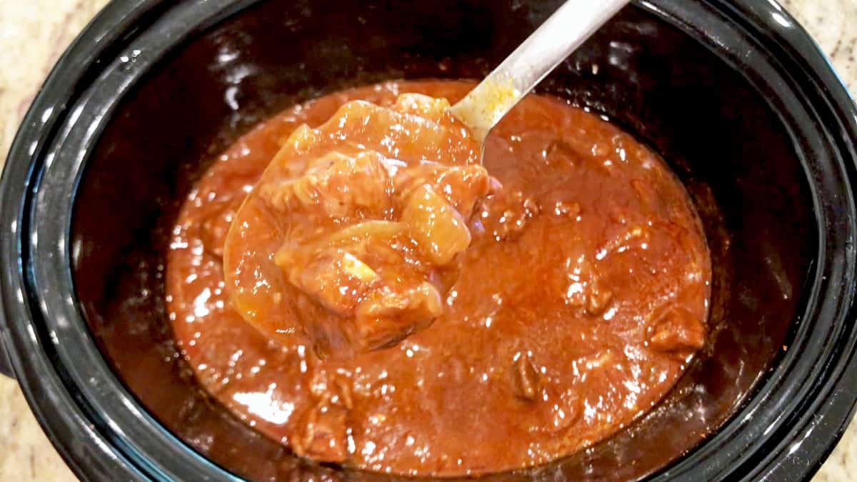 The goulash is ready.