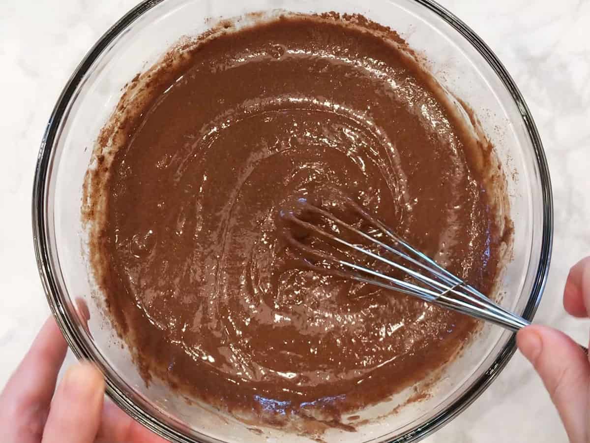 The batter is ready.