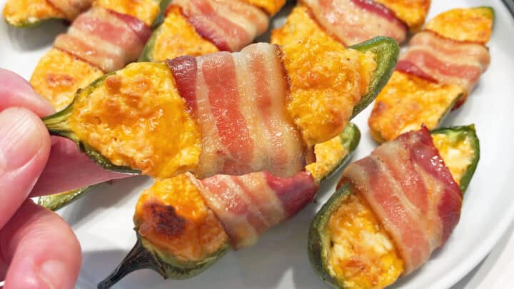 The jalapenos are served.