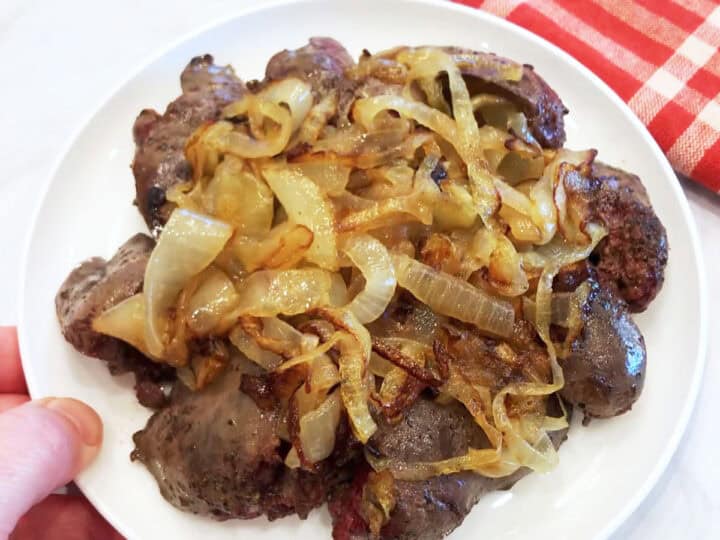 The liver is served.