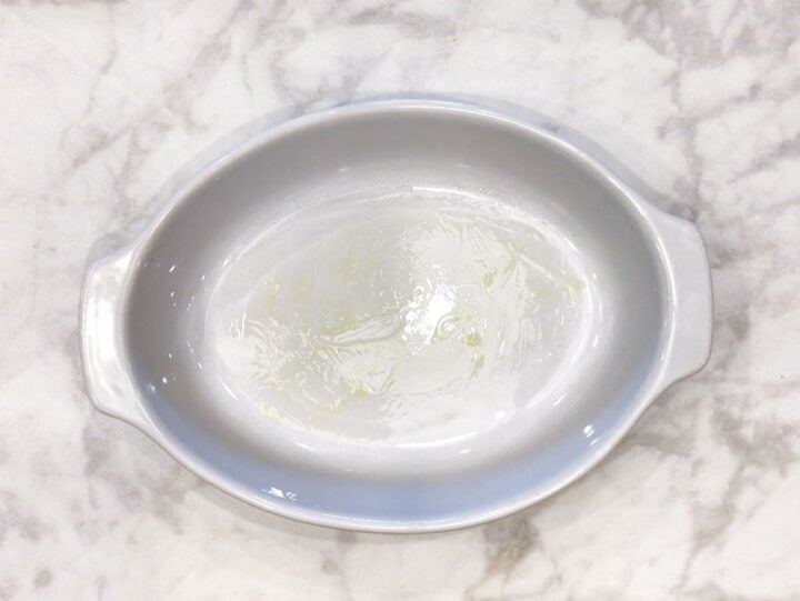 A small baking dish.