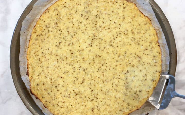 Lifting the edge of the crust.