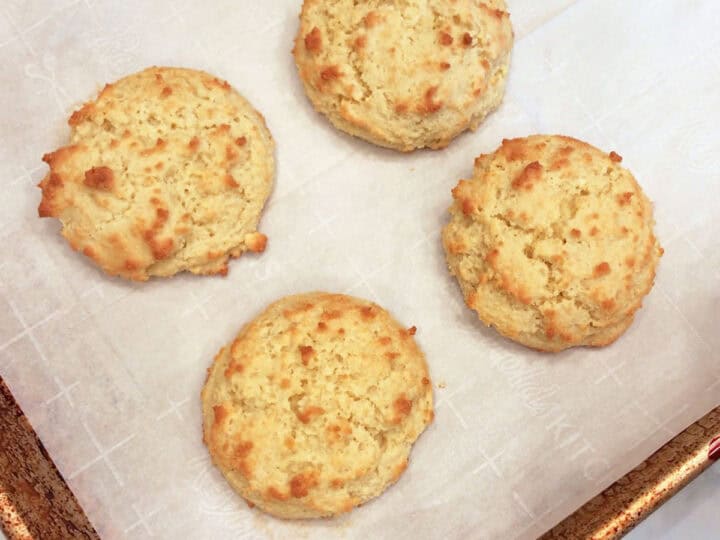 The biscuits are fully baked.