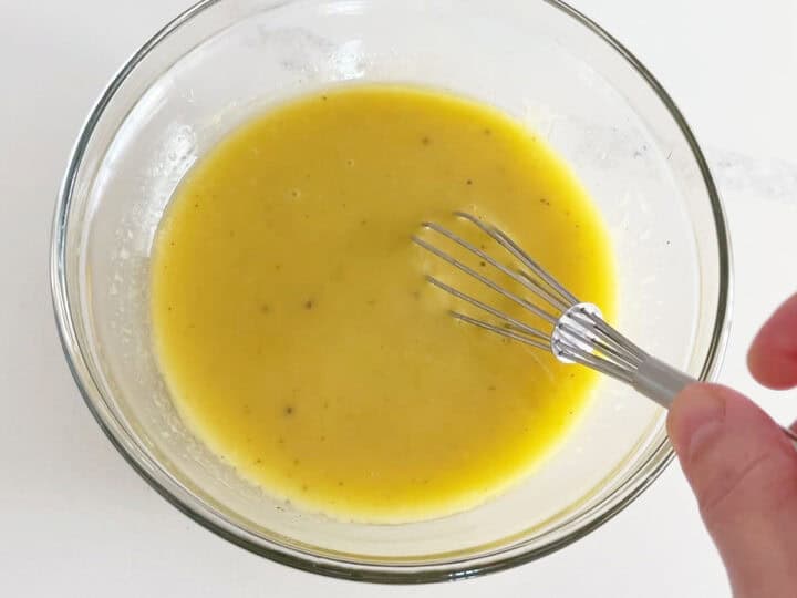 The dressing is ready.