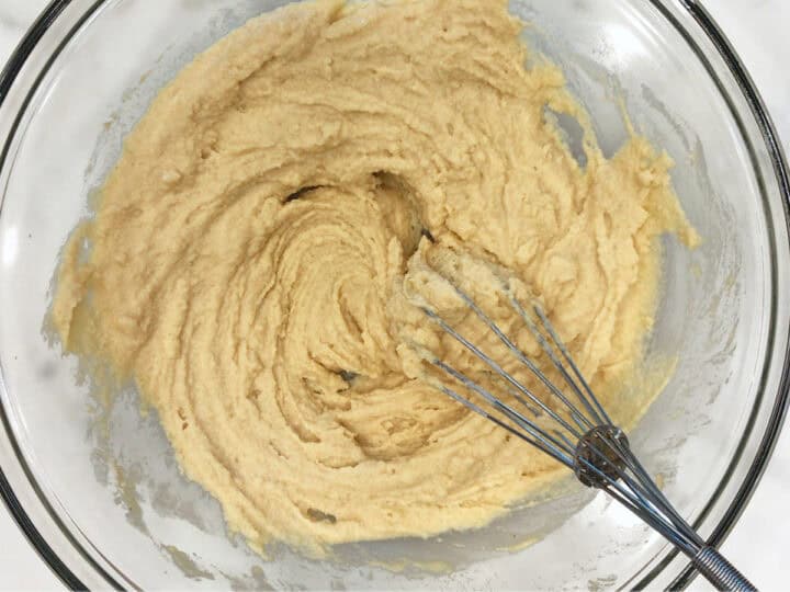 The dry ingredients were added.