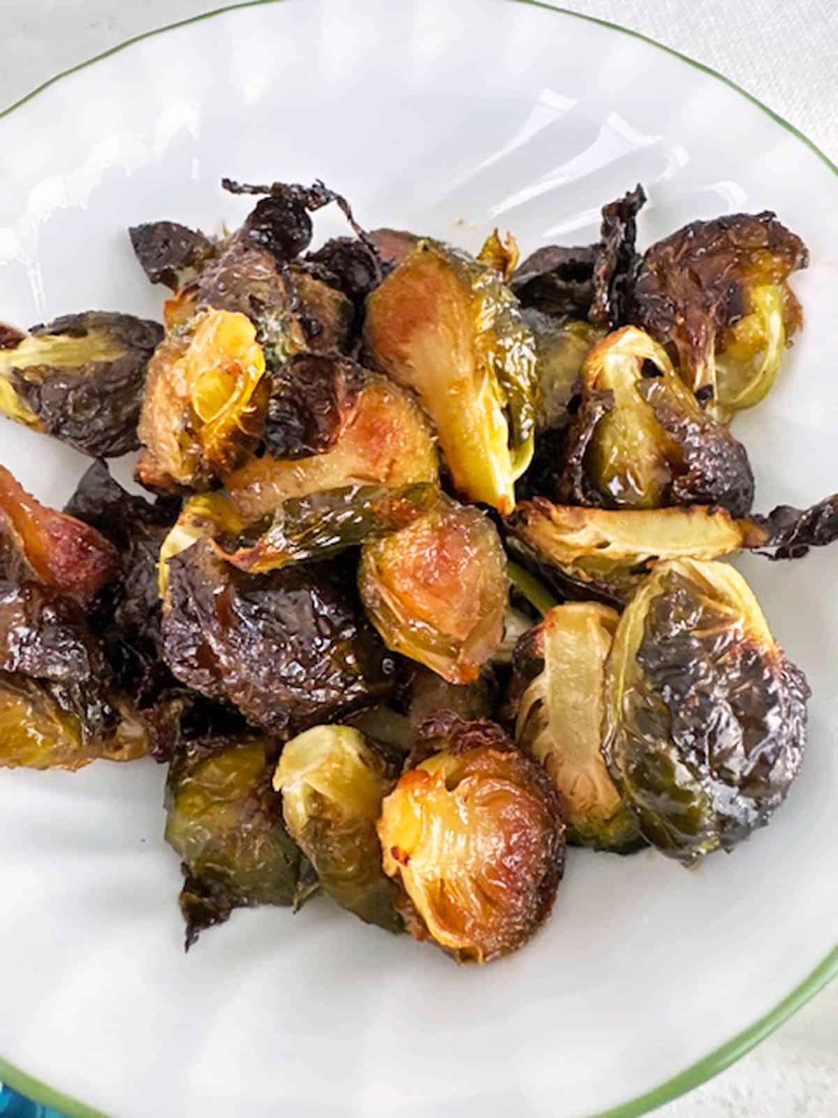 Roasted Brussels sprouts made by a reader.