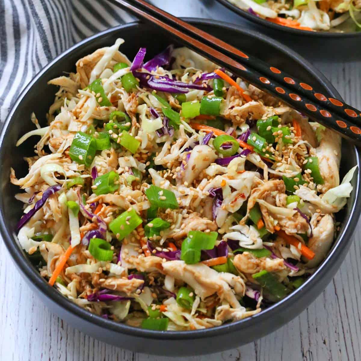 Chinese Chicken Salad with Sesame Dressing