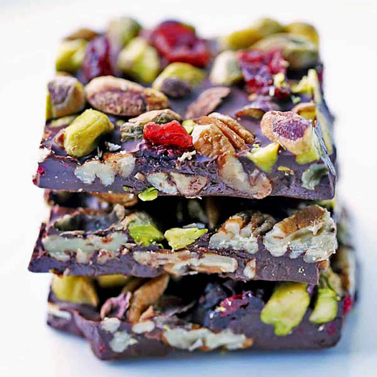 Chocolate with nuts.